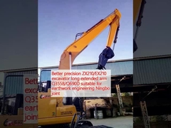 더 나은 정확성 ZX210/EX210 발굴기 긴 확장 팔 Q355B/Q690D 토지 공학에 적합한 닌보 관절