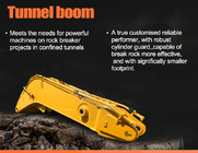 ZHONGHE Q355B 27T Excavator Tunnel Boom Hammer For HD ZX CAT PC