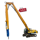 Short Production Time High Reach Excavator Boom , Wholesale Three Section Demolition Arm
