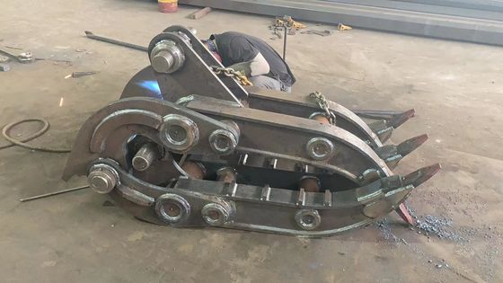 굴삭기,  Jcb 라이베르 지스러기 금속 잡기를 위한 CE 마모방지 기계적 잡기