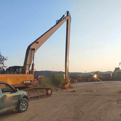 애벌레 Cat320 굴삭기 롱붐, 팔려고 내놓 CAT320D 굴삭기 롱 암 18M