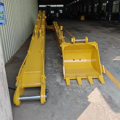 애벌레 Cat320D 롱붐 암 부착, 버킷과 실린더와 18M 긴 도달거리 붐
