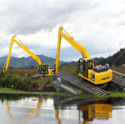 건설 ZX200 PC200 CAT320을 위한 높은 로드 굴삭기 긴 도달거리 붐