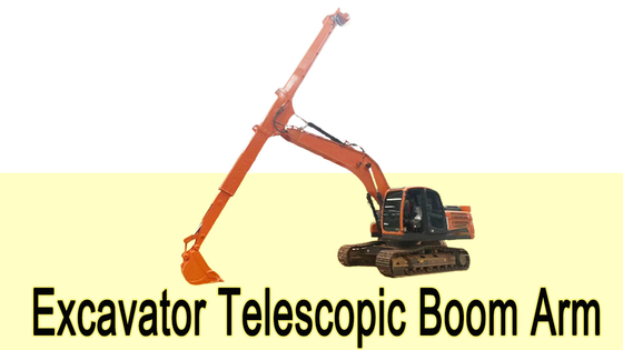 고 정밀 발굴기 두 단계 망원경 팔 12T-35T 기초 Pit Caisson 프로젝트 LG700 ZX240
