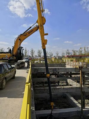 고 정밀 CAT320 발굴기 3 단계 망원경 팔 BS900E 깊은 구덩이 공학