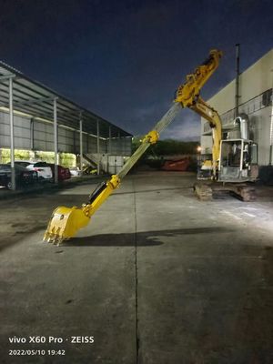 발굴기 세 섹션 철거 팔 현대 R225 사용자 정의 25T-45T 초고층 건물 철거 프로젝트 Q355B
