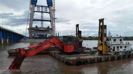 KOBELCO 히타치를 위한 버킷과 실린더와 함께 긴 팔 발굴기 팔