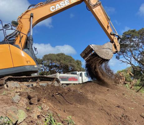 312 PC130 스켈레톤 굴삭기 버킷, 내구성이 뛰어난 굴삭기 백호 부착물