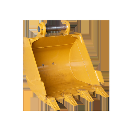 Q355B Yellow Excavator Rock Bucket 0.8 Cbm For CAT320 ZX200 DX200 SY205C