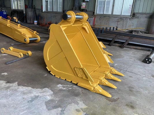PC140 CAT314 휠 로더 버킷 0.65cbm Q355B Hardox500 재료