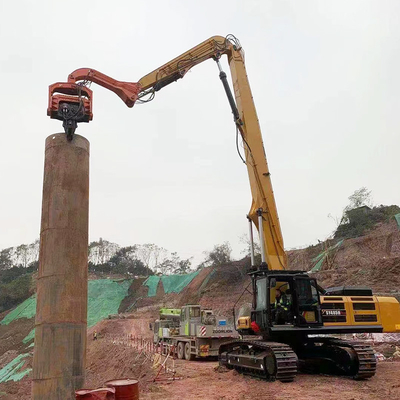 길이 138m 다중-컬러 바이브로 기계 시트 말뚝 마치 Q345 NM360 재료