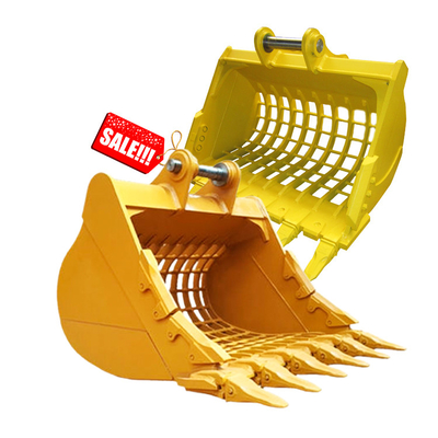 ZX200 CAT349 굴삭기 선별 버킷, 오래가는 굴삭기 골자 버킷 ODM OEM