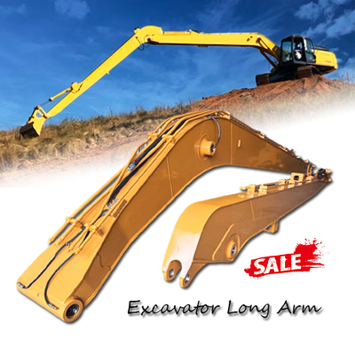 CE 마모방지 18 미터 굴삭기 롱 암, PC120 CAT320을 위한 OEM ODM 굴삭기 긴 도달거리 호황 20-50ton