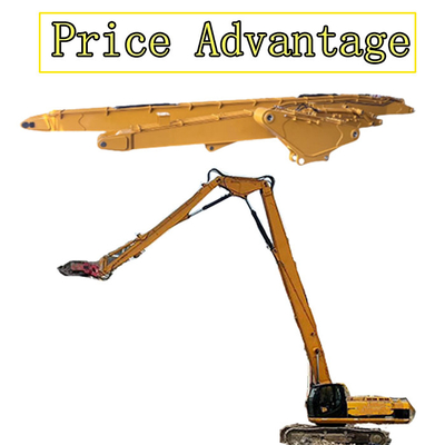 Customised High Reach Arm Demolition Boom 18M 20M 24M 26M 28M 30M Excavator High Reach for Construction Machinery Parts